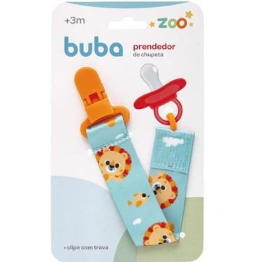 Imagem de Prendedor de Chupeta Buba Bubazoo Leão Prendedor Chupeta Bebe Buba