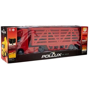 Imagem de Caminhao Pollux 30-360 Haras C/Cavalos - SILMAR BRINQUEDOS