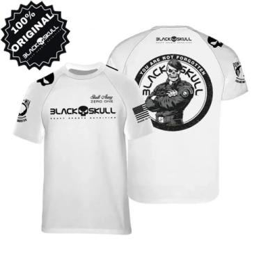 Imagem de Camiseta Black Skull Original Bope Dry Fit Camisa Academia Soldado -, 