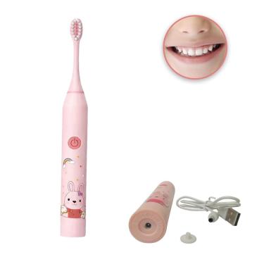 Imagem de Escova de Dente Eletrica Recarregavel 6 Velocidades Limpeza Lingua Gengiva Higiene Bucal Oral Profunda Escovacao