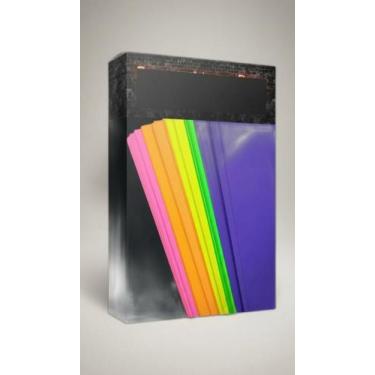 Imagem de Kit Papel Neon A4 180g/m² 60 Folhas Coloridas - Congratulations Store