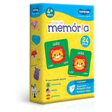 Imagem de Jogo Da Memória Português, Inglês E Espanhol Toyster 002566