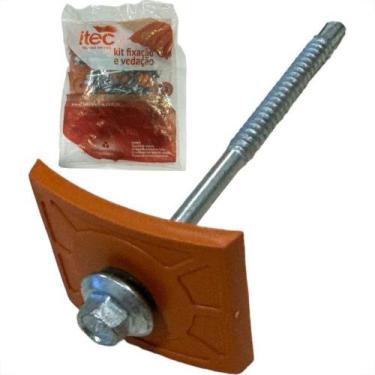 Imagem de Kit Vedacao Fixacao Itec Para Telha Colonial Ceramica - ILUMI