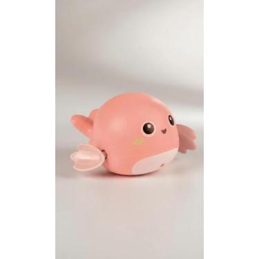 Imagem de Brinquedo de Banho Baleia Rosa para Bebês - Congratulations Store