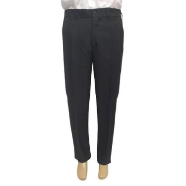 Imagem de Calça social masculina oxford sem pregas - Dienzo, Marinho noite, 42