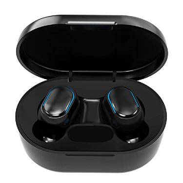 Imagem de Fone de ouvido E7S Fone de ouvido sem fio verdadeiro Bluetooth 5.0 Mini à prova d'água Fones de ouvido para jogos Fone de ouvido musical com visor digital de microfone
