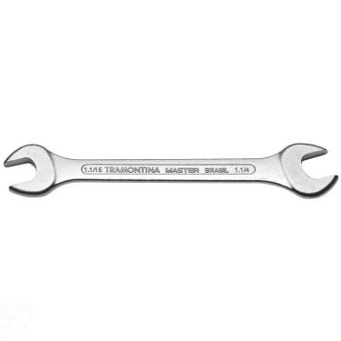Imagem de Chave Fixa 1.1/16x1.1/4" Tramontina com Corpo em Aço Especial Cromado Tramontina