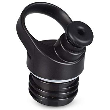 Imagem de NuRich Boné Esportivo Isolado Compatível com Hydro Flask e Garrafas de Água de Boca Larga, Tamanho Padrão, Preto