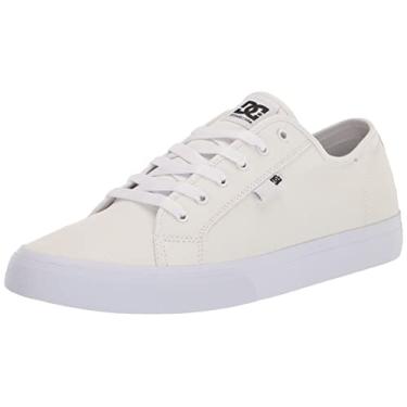 Imagem de DC Skate masculino manual Hi Txse baixo, Branco/Branco, 12