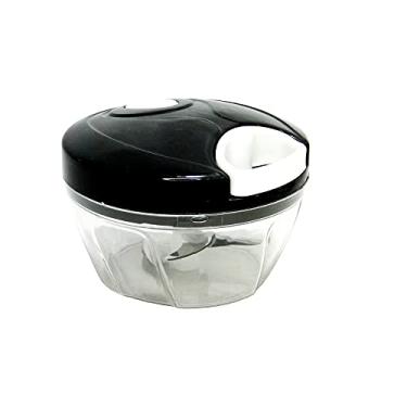 Imagem de Processador Multiuso De Alimentos Manual Com 3 Lâminas (Preto)