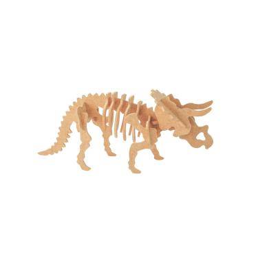 Imagem de Quebra-Cabeça 3D Triceratops 17 Peças - Dinobrinque