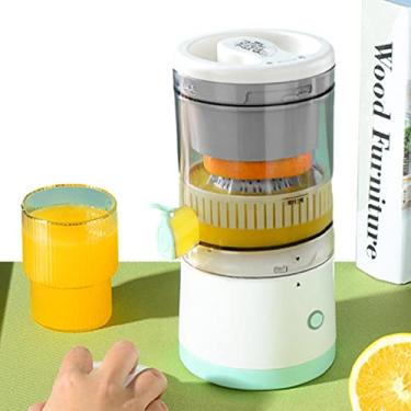 Imagem de Espremedor de Suco de Laranja | Espremedor Automático de Limão Poderoso,Espremedor de suco elétrico com escova de limpeza para laranjas, limões, limas, toranjas Generic