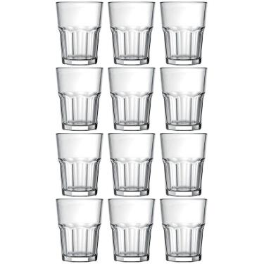Imagem de Jogo 12 Copos Bristol 200ml para Suco Água e Refrigerante Nadir Figueiredo em Vidro Transparente