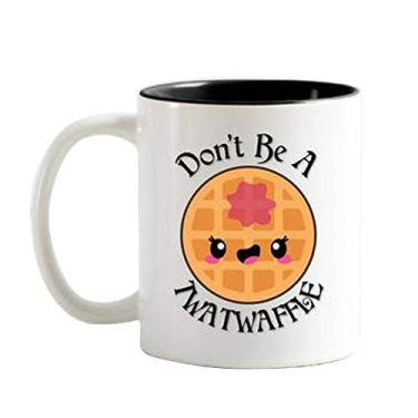 Imagem de Novelty Coffee Mug - Don't be a Twatwaffle Coffee Mug/Cup, Ceramic Coffee Mug 330ml