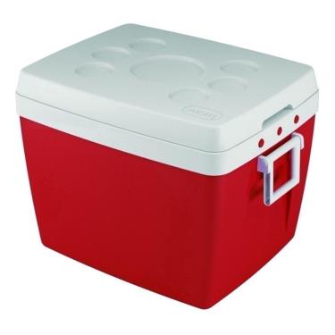 Imagem de Caixa Térmica Cooler Vermelha 75L Com Alça Mor