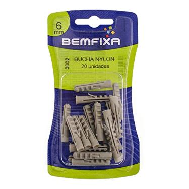 Imagem de Bucha 06 Mm - Cartela com 20 unidades, Bemfixa 3002