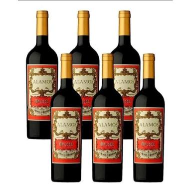 Imagem de Caixa Fechada - Vinho Tinto Argentino - Alamos Malbec - 6 unidades