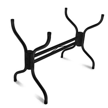 Imagem de Base Retangular Para Mesa Vidro Pedra Madeira Gab02 Cor:Preto