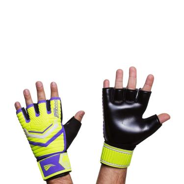 Imagem de Luva Goleiro Futsal Society Trainning - Infantil - Amarelo Fluor - M - Par