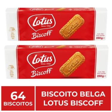 Imagem de 64 Biscoitos - 2 Pacotes X 32 - Lotus Biscoff