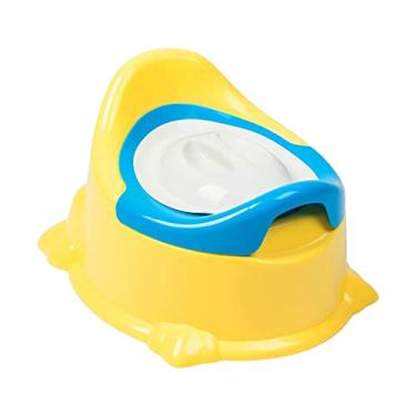 Imagem de Esquirla Penico portátil para crianças, estável, fácil de limpar, assento de vaso sanitário para treinamento de penico para bebês, assento para cadeira de, AMARELO