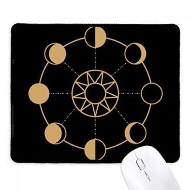 Imagem de Tapete de borracha para jogos Sun Moon Totem com borda costurada