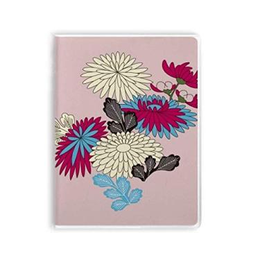 Imagem de Diário de capa macia para caderno de anotações em cor de rosa da Pintura Cultura Japonesa