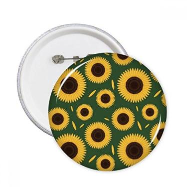 Imagem de Padrão de plantas, pétalas de girassol, broches, decoração de roupas, 5 peças, presente