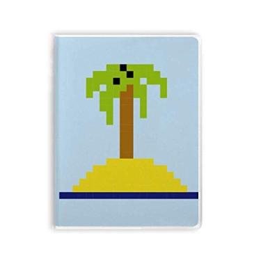 Imagem de Agenda de capa macia para notebook Summer Sail Coconut Tree Pixel
