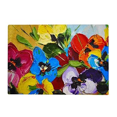 Imagem de ColourLife Quebra-cabeças quebra-cabeça presente de arte para adultos, adolescentes, flores coloridas brilhantes, jogos de quebra-cabeça de madeira, 300/500/1000 peças, multicolorido