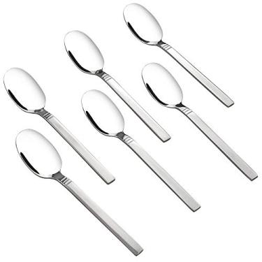 Imagem de Colheres de café Fiaze 12 peças de aço inoxidável, colher pequena de expresso, mini colher