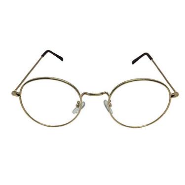 Imagem de Armação de Óculos de Grau Unique Redondo (Único, Dourado)