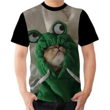 Imagem de Camiseta Camisa Personalizada Gatos Fofos Animal Estilo 10 - Estilo Vi