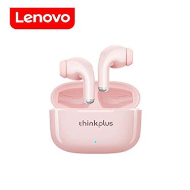Imagem de Fone de Ouvido LP40 Pro Bluetooth 5.0 Sem Fio À Prova D' Água com Microfone Toque Controle TWS Headset Thinkplus livepods (Rosa)