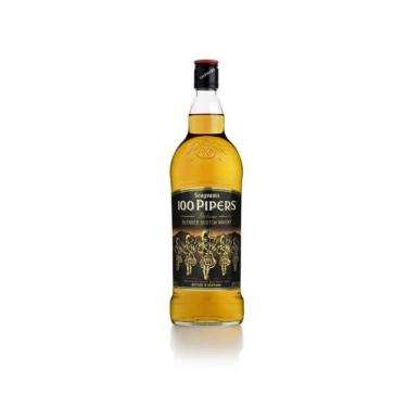 Imagem de Whisky 100 Pipers Deluxe Blended Scotch - 1 litro