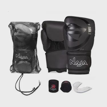 Imagem de Kit de boxe / muay thai naja black