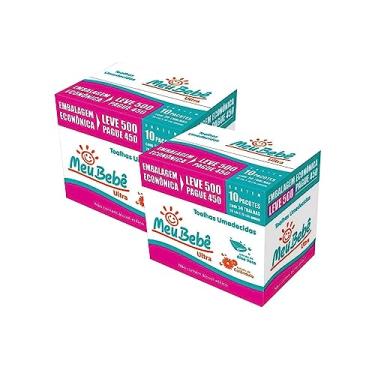 Imagem de Toalha Higiênica Umedecida Meu Bebe Ultra Leve 500 PG 450