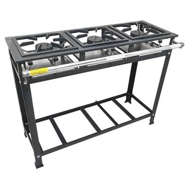 Imagem de Fogão Industrial 3 Bocas Tradicional Alta Pressão Mr Fogões 30x30 P7