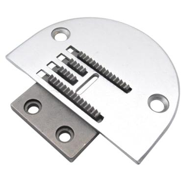 Imagem de KUNPENG - 1 conjunto de placa de agulha Zig ZAG 10 mm e cachorro de alimentação para CONSEW 199RB, 146RB #705+724