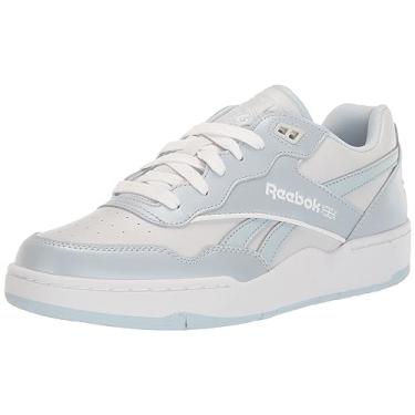 Imagem de Reebok Tênis infantil unissex Bb4000 Ii, Cinza frio/Feel Good Azul/Branco, 16