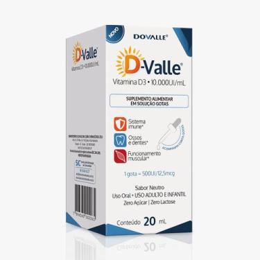 Imagem de D-Valle Vitamina D3 10.000Ui 20ml - Dovalle