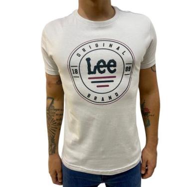 Imagem de Camiseta Masculina Lee Cor Gelo