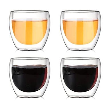 Imagem de Lazy Kungfu Chaleira, conjunto de chá resistente ao calor, bule de chá de vidro semiautomático, adequado para fluxo magnético de água, conjunto de bule de chá de vidro de madeira (xícara de chá)