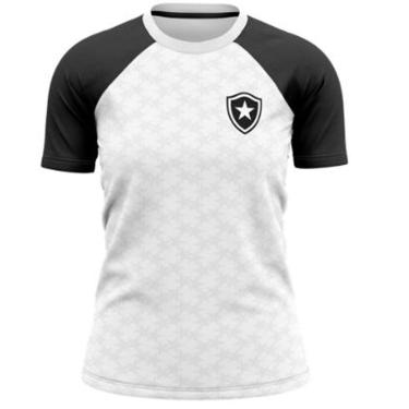 Imagem de Camiseta Braziline Skylab Botafogo Feminino - Branco e Preto-Feminino