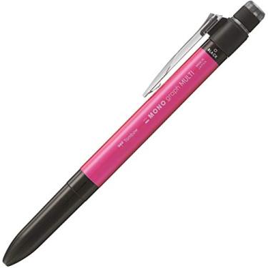 Imagem de Tombow Caneta esferográfica Mono Graph Multi 2 cores 0,5 mm + lapiseira 0,5 mm rosa (CPA-161F)