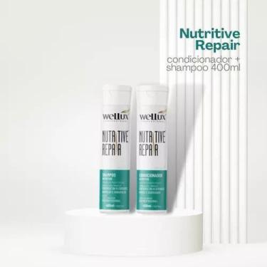 Imagem de Kit Shampoo E Condicionador Nutritive Repair 400ml - Wellux