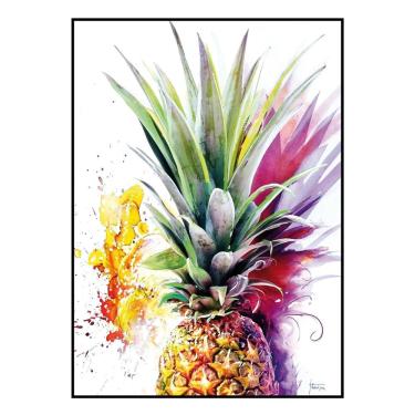 Imagem de Quadro Decorativo Barcelona Abacaxi Color 50X70 Cm