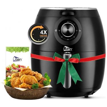 Imagem de Fritadeira Elétrica AirFryer 5L de Capacidade e Temporizador, 1700W 110V, UTEN HF 155, Preto