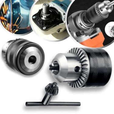 Imagem de Mandril com Chave Rosca M14 Universal 1,5-13mm Castanhas Elétrica Reforçado Taladro Lixadeira Esmerilhadeira Pneumática Bateria Broca