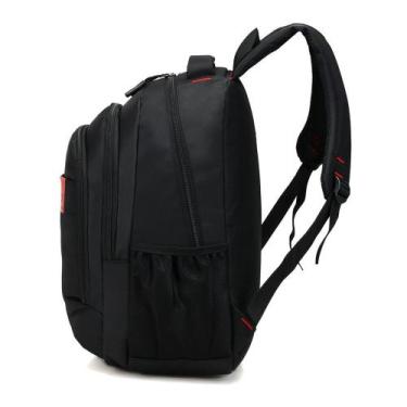 Imagem de Mochila Escolar Masculina Reforçada Trabalho QL-098 - Kingleen, Preto/